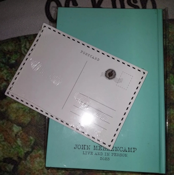This John Mellencamp Zipper Pouch + Hardcover Notebook + TOUR Postcard Set 2023 - Picture 6 of 6